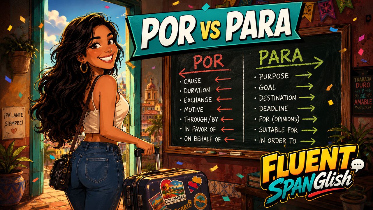 Learn Spanish POR vs PARA — Once and For All