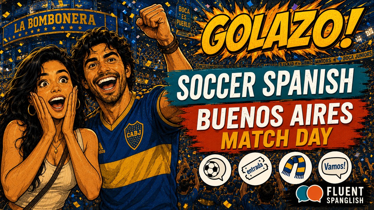 Learn Soccer Spanish -- Match Day in Buenos Aires