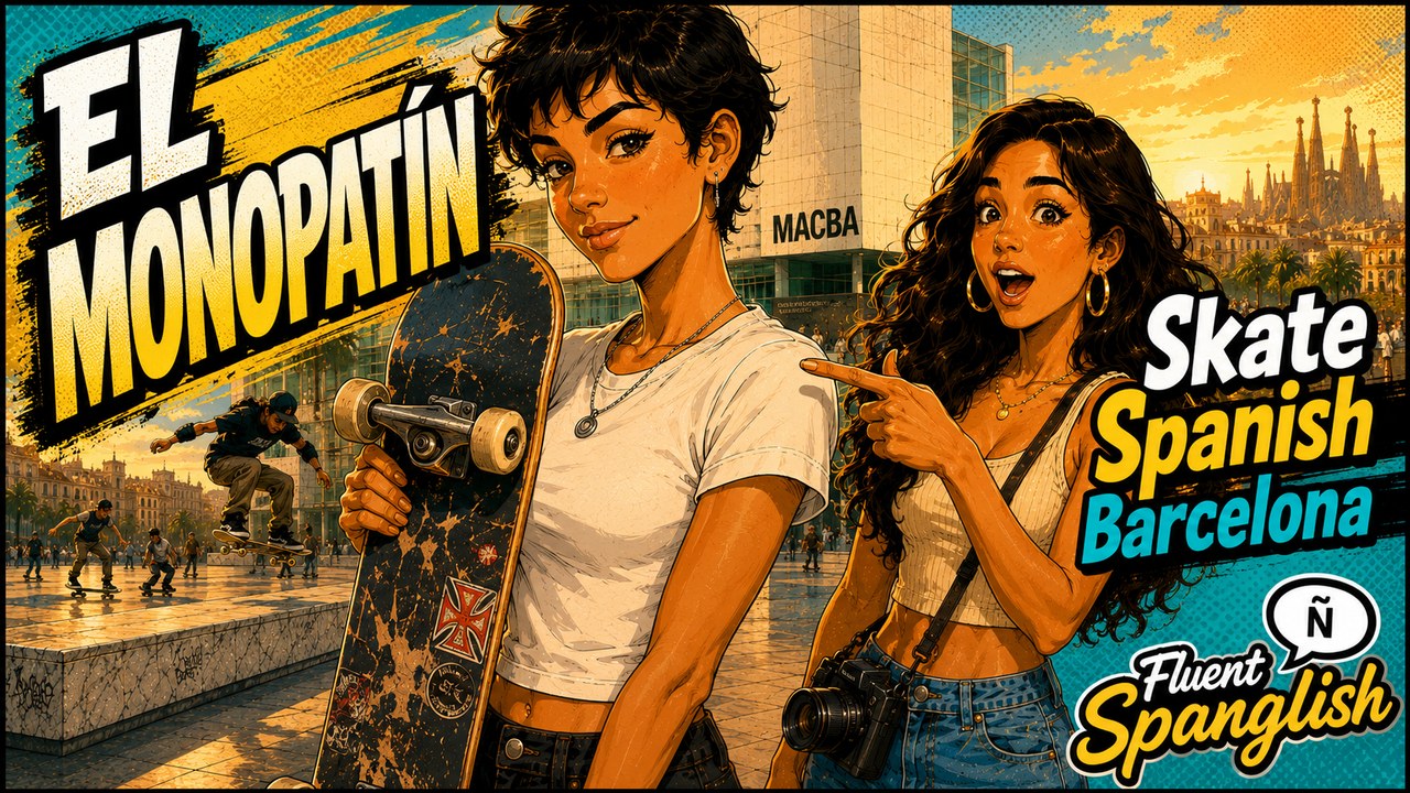 Practice Spanish for Skateboarding: Tricks, Spots & Sessions in Barcelona