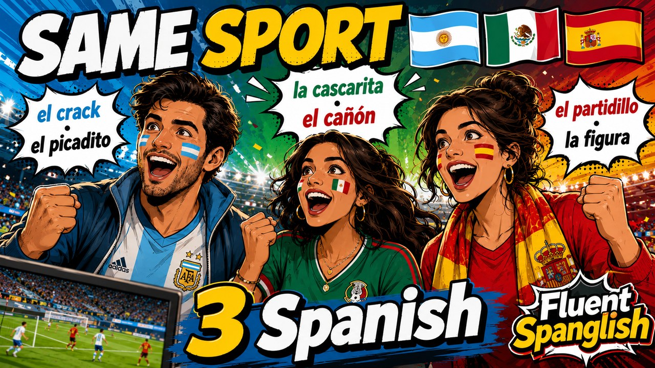 Sports Slang in Spanish: Argentina vs Mexico vs Spain
